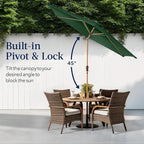 Best Choice Products 10ft Market Umbrella, Outdoor Sun Shade - Image 4