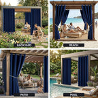 Waterproof Outdoor Curtain W105 x L108 - Image 9