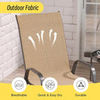 Patio Chairs Set of 6, Stackable Outdoor Dining Chairs Set - Image 6
