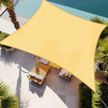 Shade&Beyond 18'x18' Sun Shade Sail Canopy Square, UV Block Breathable Curved by ShadeBeyond
