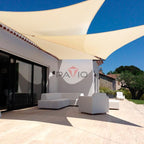 Patio Paradise 11' x 11' x 10'10" Sun Shade Sail Triangle Canopy, Permeable - Image 5