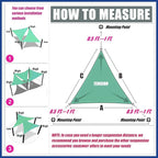 9' x 15' x 17.5' Blue Sun Shade Sail UPF50 Right Triangle SMTAPT12 Canopy - Image 6