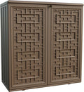 Mrosaa Indoor Outdoor Storage Cabinet Waterproof by Mrosaa