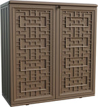 Mrosaa Indoor Outdoor Storage Cabinet Waterproof by Mrosaa