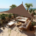 Shade&Beyond Custom Sun Shade Sail 11'x11'x11' Triangle Sun Sail Shades Patio by ShadeBeyond