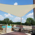 Windscreen4less 24' x 24' x 24' Sun Shade Sail Triangle Outdoor Canopy Cover UV by Windscreen4less