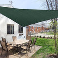 Windscreen4less 5' x 5' x 5' Sun Shade Sail Triangle Outdoor Canopy Cover UV by Windscreen4less