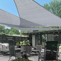 LOVE STORY Custom Size 6' x 12' x 13.4' Sun Shade Sail, 95% UV Block, Triangle by LOVESTORY