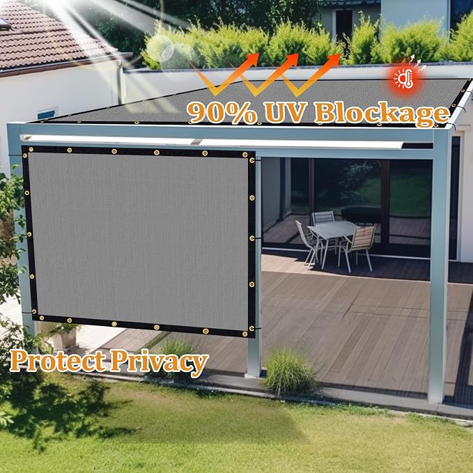 Shade&Beyond Customized Size 5' X 8' Shade Cloth - Image 5