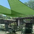 LOVE STORY Custom Size 10' x 18' x 20.6' Sun Shade Sail, Piquant Green | HDPE by LOVESTORY