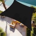 Shade&Beyond 10'x28' Sun Shade Sail Canopy Rectangle, UV Block Breathable Black by ShadeBeyond