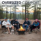 Oversized Camping Chair for Adults 2 Pack - Image 2