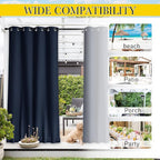 NICETOWN Windproof Outdoor Curtains - Image 5