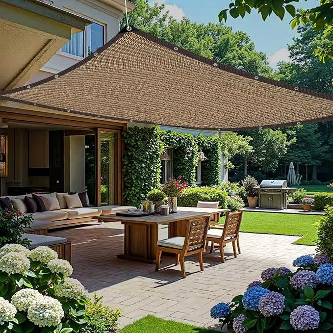 Shade Cloth for Garden, 80% Shade Cloth for Plants, Mesh Tarp, Patio Covers for - Image 9