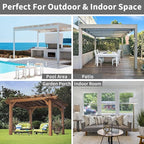 Easy-Going 100% Waterproof Outdoor Curtains 54x84 inch, Terra Red | Windproof - Image 6
