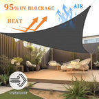 Shade&Beyond Custom Sun Shade Sail 6'x6'x6' Triangle Sun Sail Shades Patio UV - Image 2