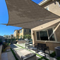 Sun Shade Sail 20' x 20' x 20' Brown Triangle Shade Cover | Outdoor sun shade by SUNLAX