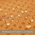 Outdoor Sheer Curtains for Patio Waterproof, 2 Panels Rod Pocket Indoor/Outdoor - Image 4