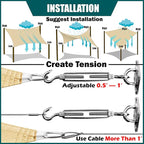 Royal Shade 9' x 9' x 12.7' Yellow Triangle Waterproof Sun Shade Sail Order to - Image 6
