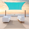 Colourtree CTAPR1220 Custom Size 11' x 20' Turquoise Sun Shade Sail Canopy UV by ColourTree