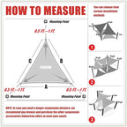 ColourTree Custom Size Order to Make Sun Shade Sail Canopy Mesh Fabric UV Block - Image 6