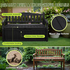 Greesum 80 Gallon Heavy-Duty Outdoor Storage Bench - Image 6