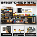 Storge Shelves 3-Tier Metal Shelving Unit, Adjustable Steel Shelves, Boltless - Image 8