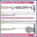 16' x 20' Sand Beige Sun Shade Sail Rectangle SMSLR Canopy Fabric Cloth Screen - Image 7