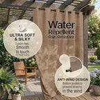 Waterproof Outdoor Curtain W84 x L120 - Image 4