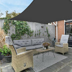 AsterOutdoor Sun Shade Sail Rectangle 10' x 13' UV Block Canopy - Image 8