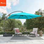 Grand patio 10x10 FT Sunbrella Square Cantilever Umbrella - Image 2