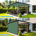 Amagenix 90% Pergola Shade Cover 5' X 7' Sun Shade Cloth - Image 5