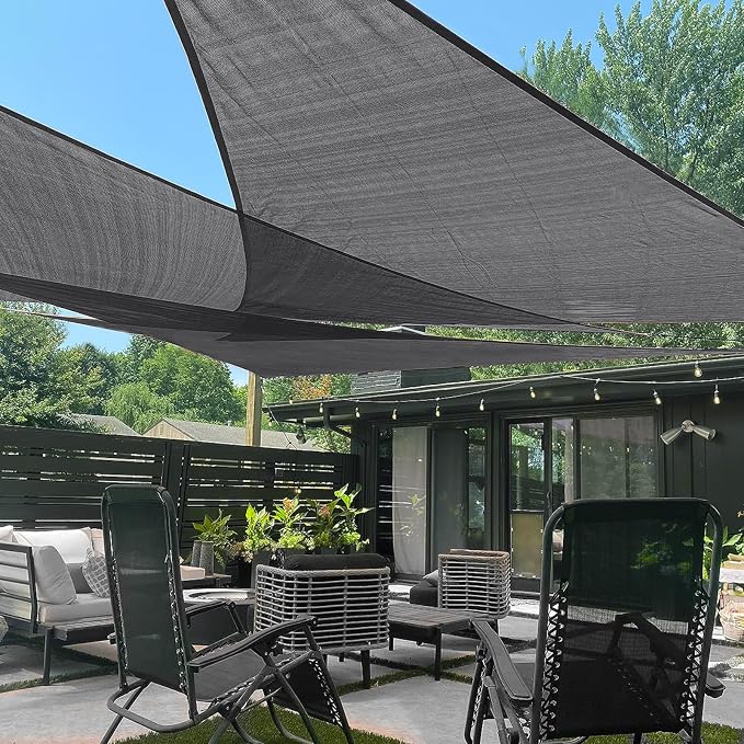 LOVE STORY Custom Size 9' x 18' x 20.1' Sun Shade Sail by LOVESTORY