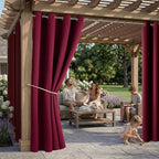 Waterproof Outdoor Curtain W52 x L63 - Image 2