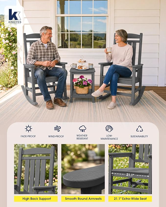 Oversized Outdoor Rocking Chair - Image 6