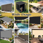 Shade&Beyond Customized Size 11' X 16' Shade Cloth - Image 6