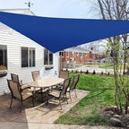 Windscreen4less 3' x 3' x 3' Sun Shade Sail Triangle Outdoor Canopy Cover UV - Image 6