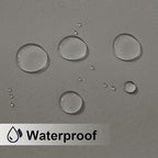 NICETOWN Outdoor Curtain Panel for Patio Waterproof, Rustproof Silver Grommet - Image 4