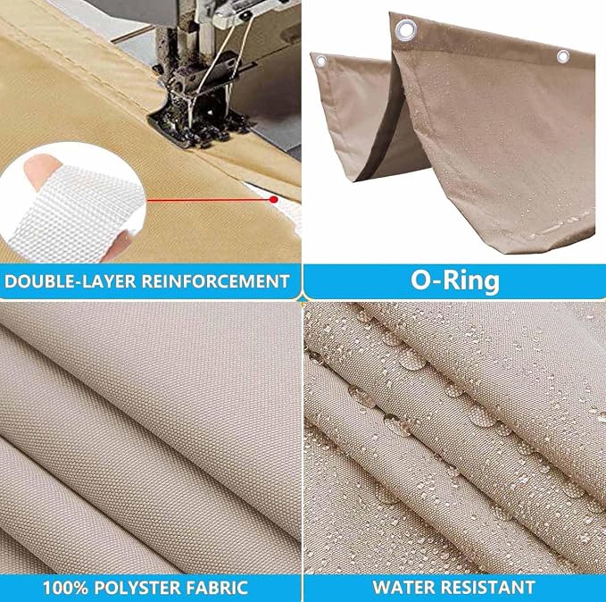 Retractable Waterproof Wave Awning Cover 20' x 20' - Image 3