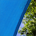 Amgo Custom Size 5' x 6' x 7.8' Blue Right Triangle Sun Shade Sail UPF50+ - Image 9