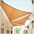 ColourTree 24' x 24' x 33.9' Sand Beige Sun Shade Sail Right Triangle CTSLRT24 by ColourTree
