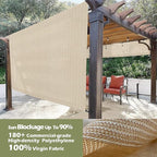 Alion Home Custom HDPE Permeable Canopy Sun Shade Cover Replacement - Image 3