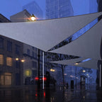 Royal Shade 16' x 22' x 27.2' Grey Triangle Waterproof Sun Shade Sail Order to - Image 7