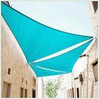ColourTree 18' x 18' x 18' Turquoie Sun Shade Sail Triangle CTSLT18 by ColourTree