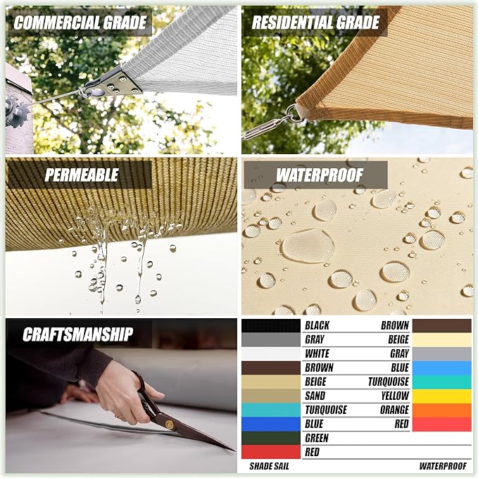 ColourTree CTAPT32 Custom Size Order to Make 12' x 20' x 23.3' White Right - Image 3