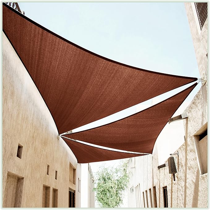 ColourTree CTAPRT16 Custom Size Order to Make 6' x 10' x 11.7' Brown Right by ColourTree