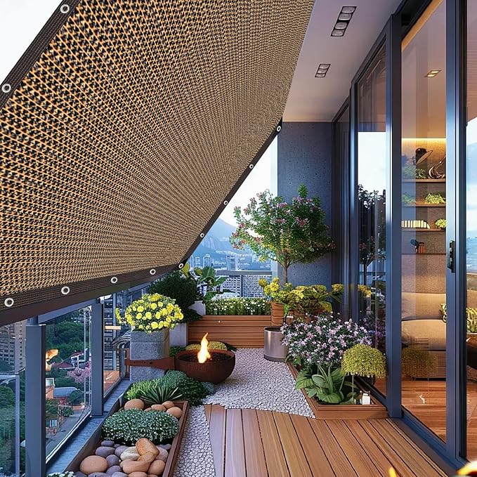 80% Shade Cloth, Durable Mesh Tarp - Image 3