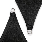 Amgo Custom Size 12' x 12' x 12' Black Triangle Sun Shade Sail UPF50+ AGTAPT10 - Image 8
