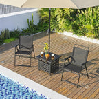 Yaheetech Outdoor Patio Chairs Set of 4, Folding Lawn Chair, no assembly - Image 9