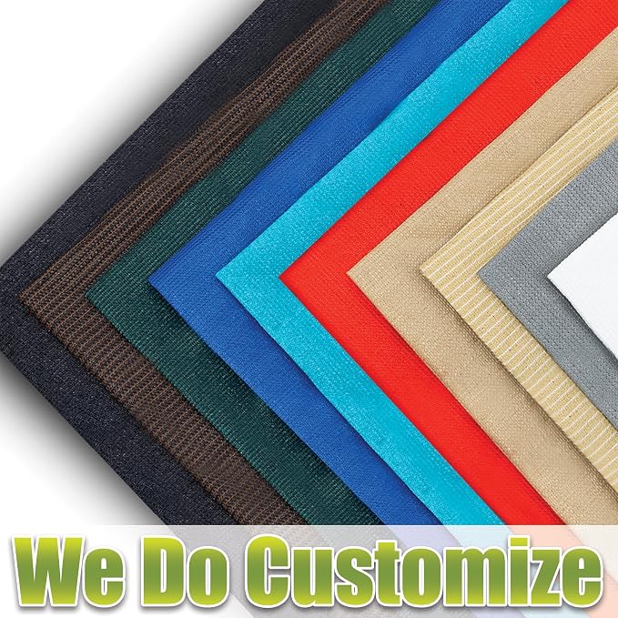 ColourTree CTAPRT16 Custom Size Order to Make 18' x 18' x 18' Beige Triangle - Image 9